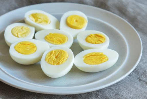 Hard boiled eggs