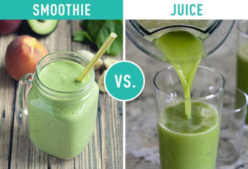Green smoothie vs green juice